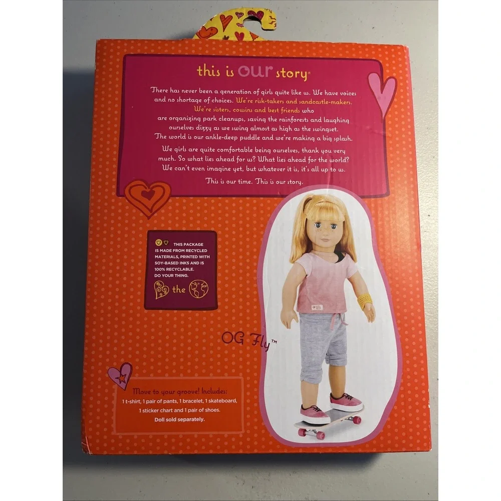Our Generation‎ Urban Skateboard Outfit for 18 In Dolls - OG Fly New!